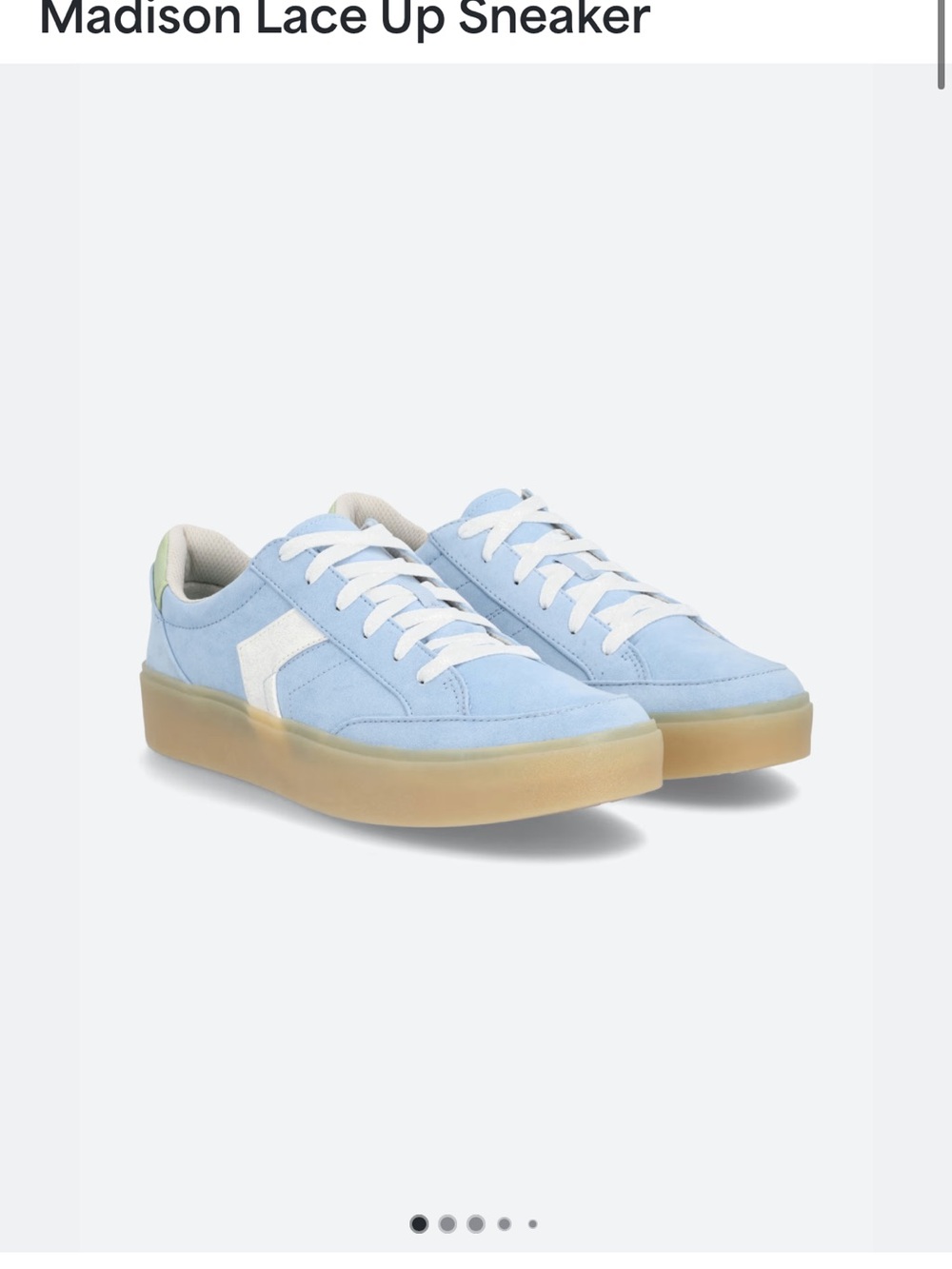 Madison Sneaker - Light Blue/White